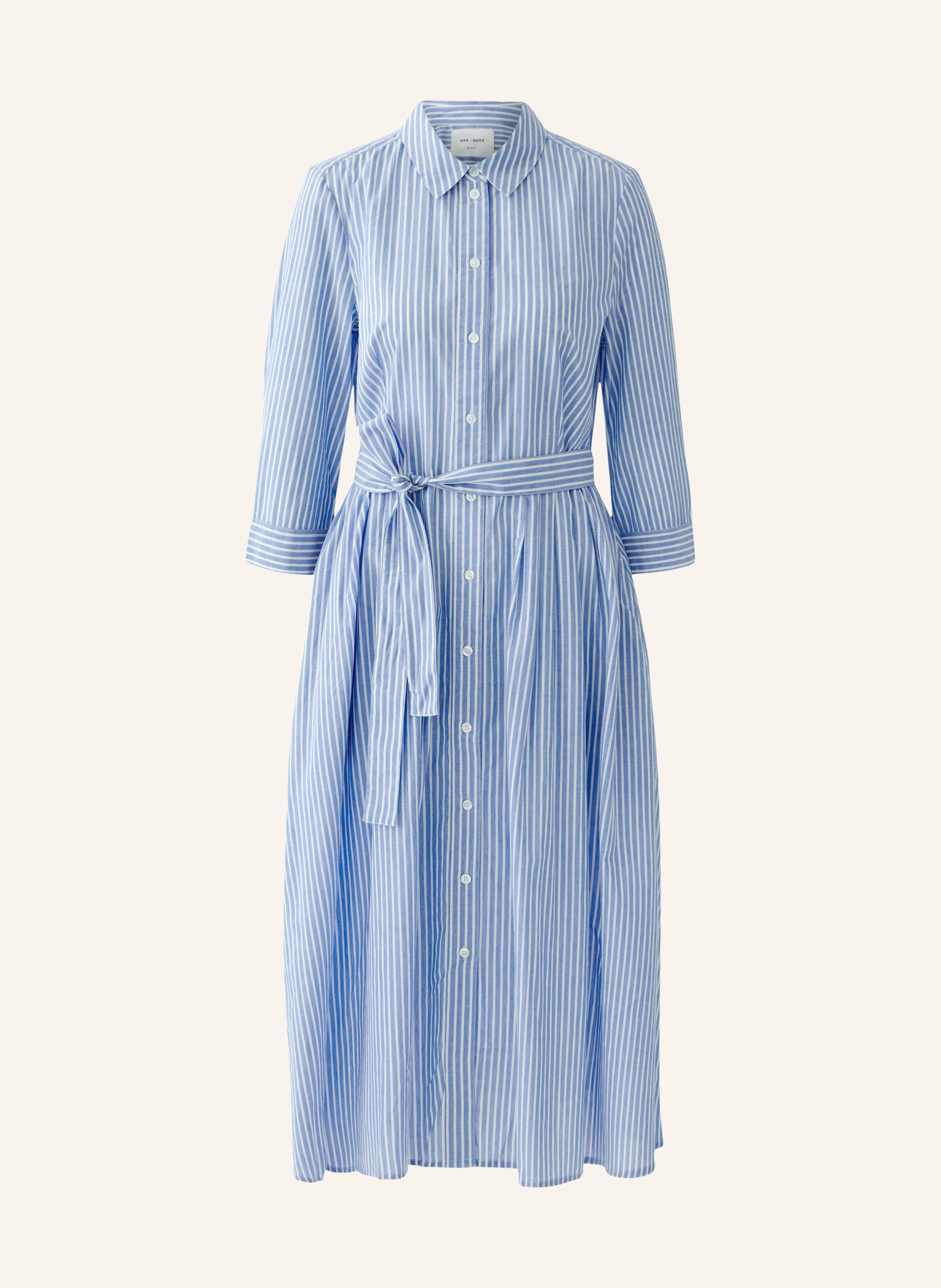 Kleid (hellblau/weiß)
