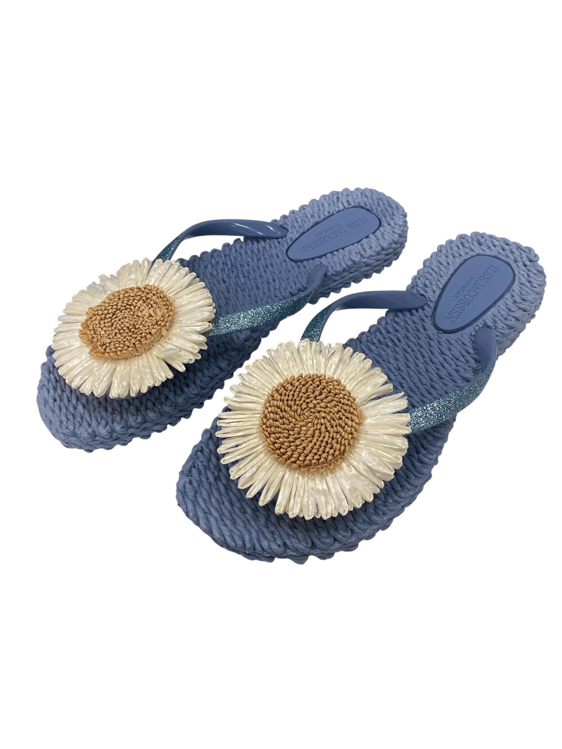Flip Flops mit Blume (blue)