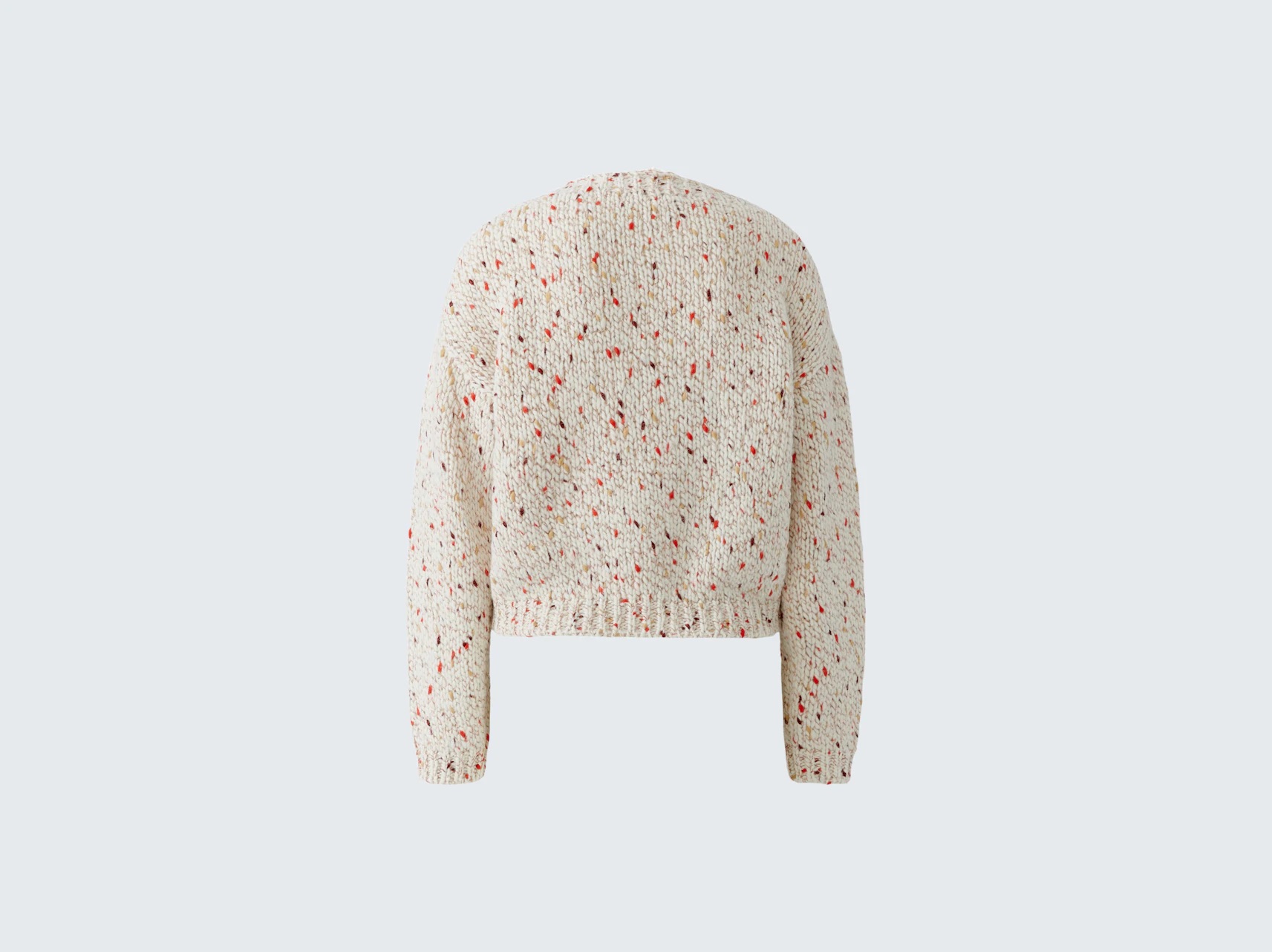 Pullover white yellow