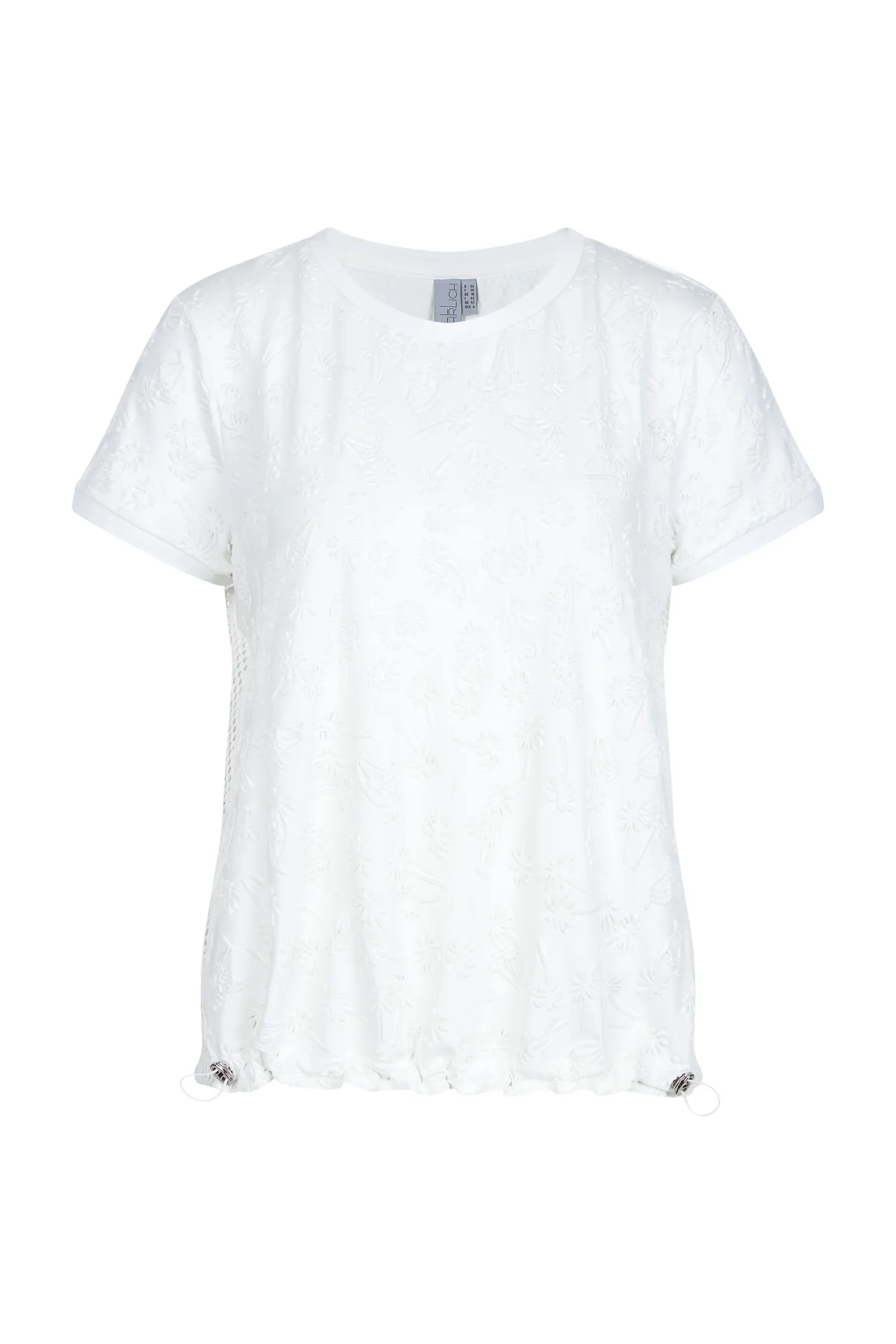 Shirt mit Palmen-Jacquard-Muster