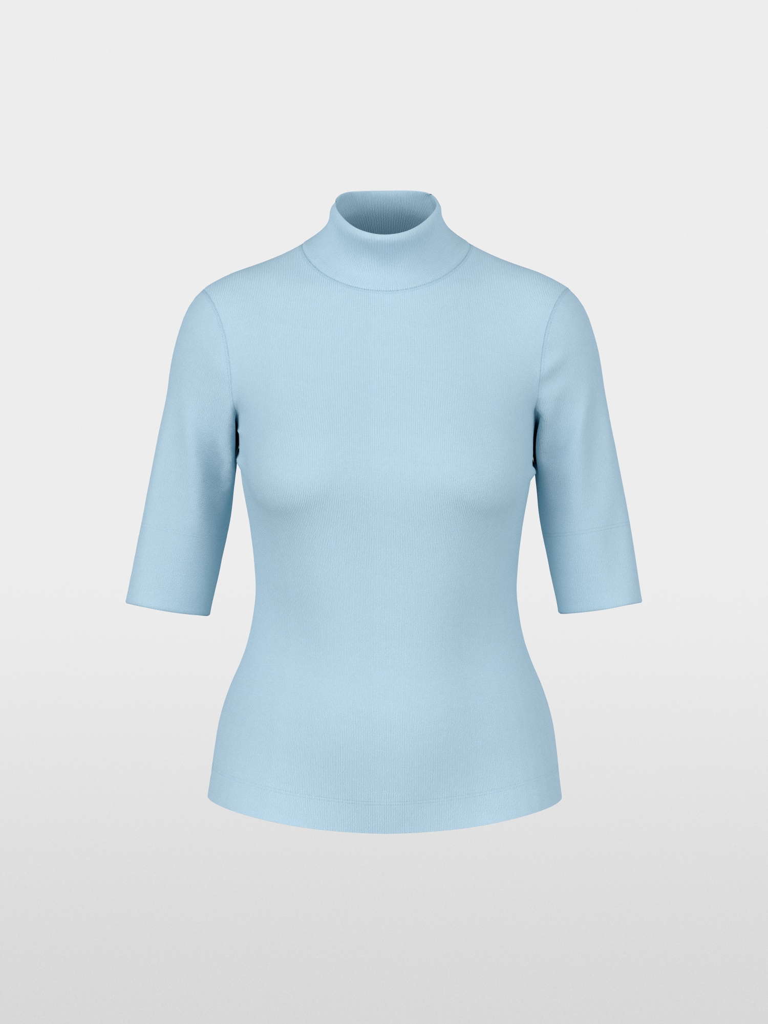 Basic Shirt mit Stehkragen (318)