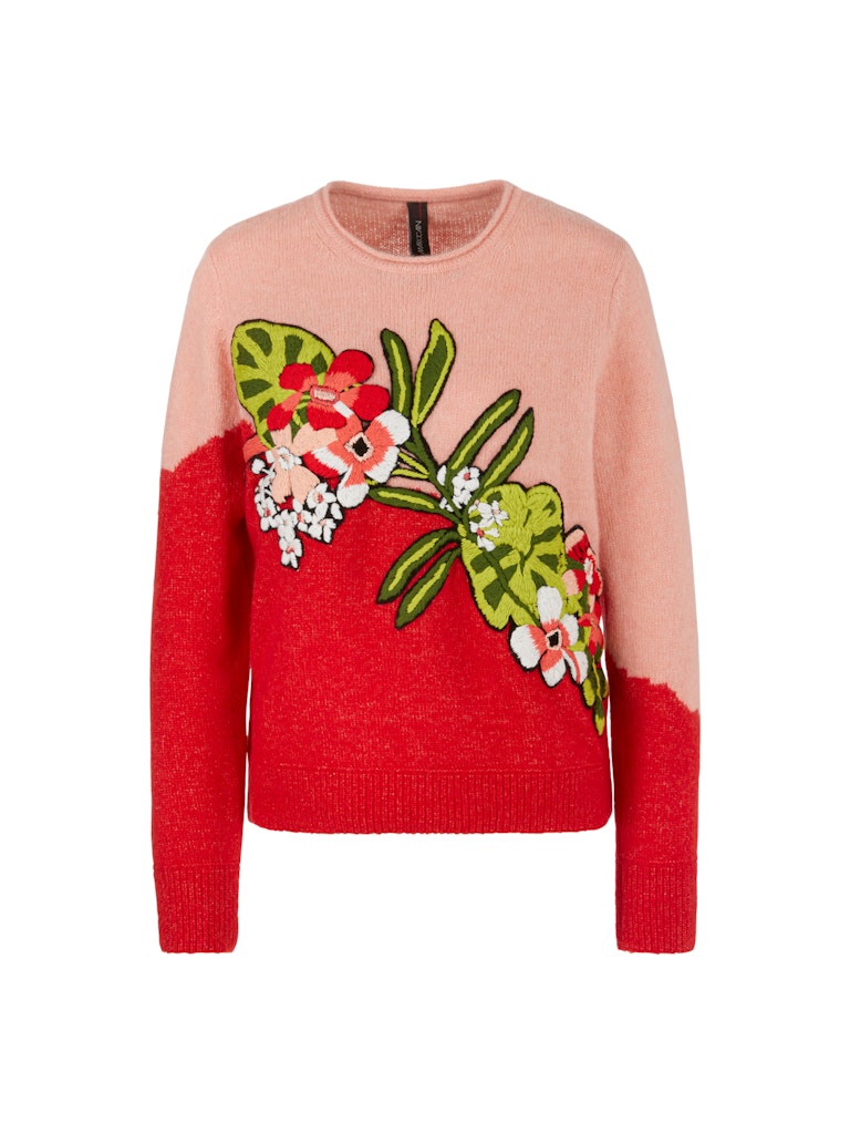 Sweater mit Stickerei "Rethink Together"