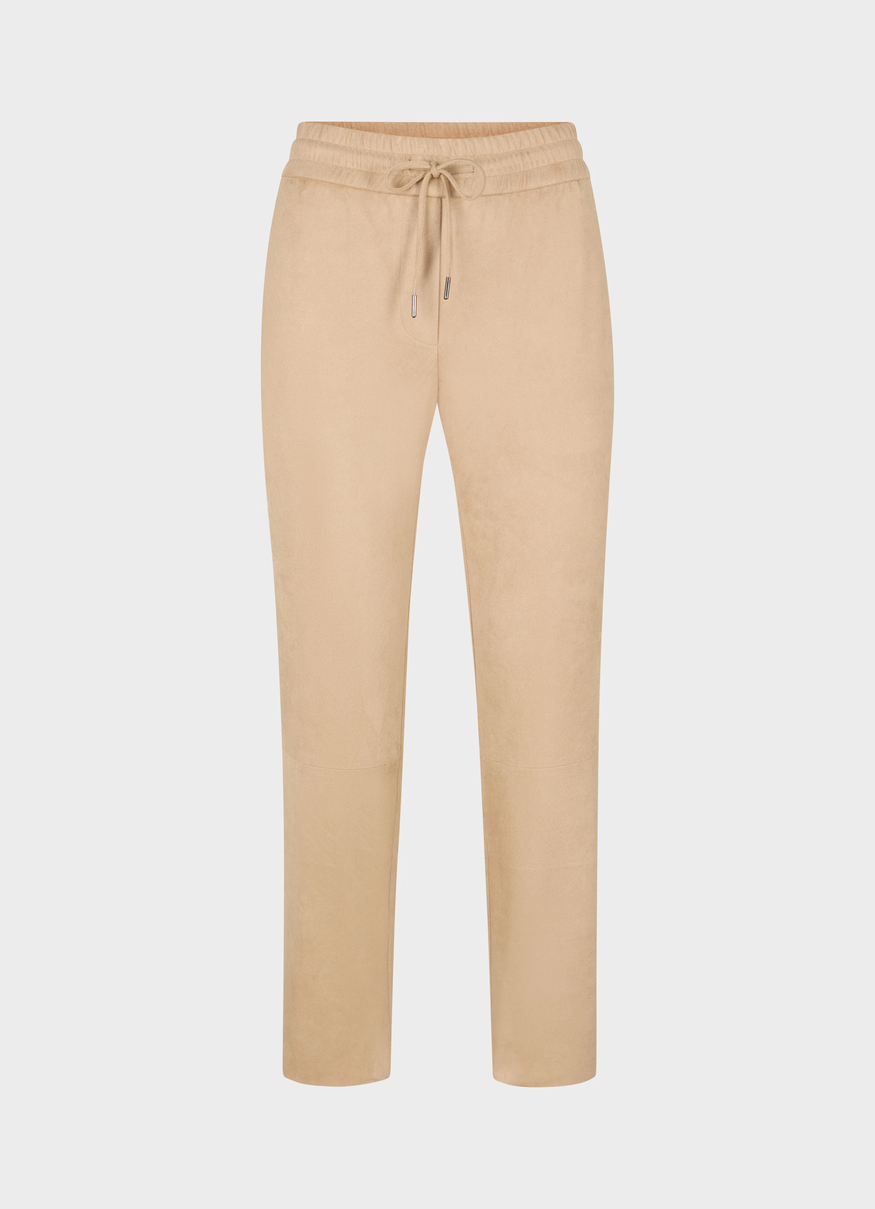 Tech Velour Leather Trousers