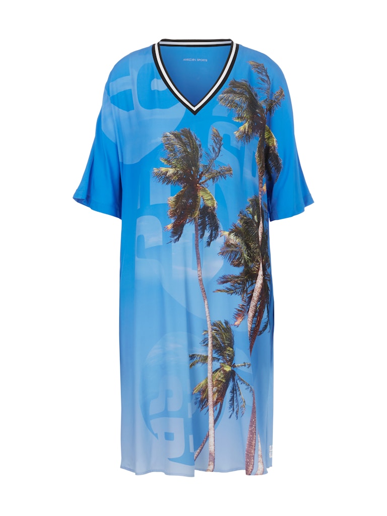 Kleid mit authentischem Palmenprint