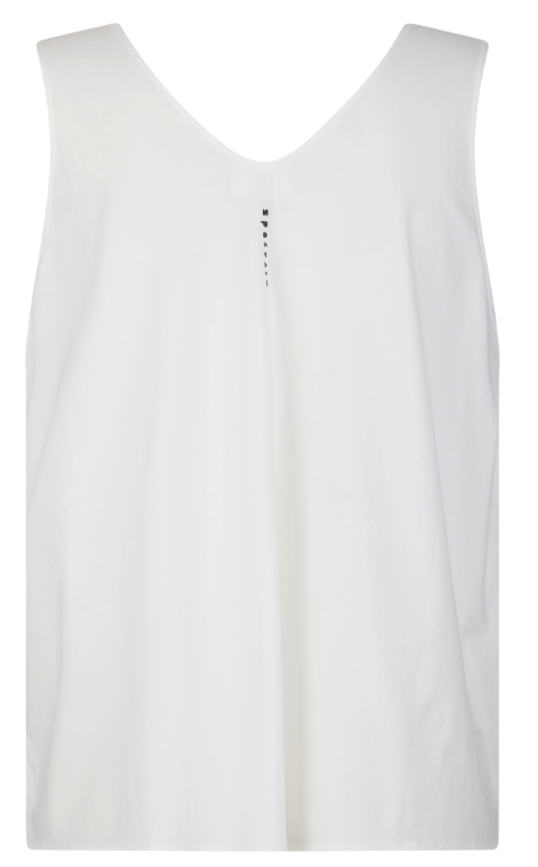 Weiß, Tanktop, Sleeveless, Trägeroberteil, Kunstfaser