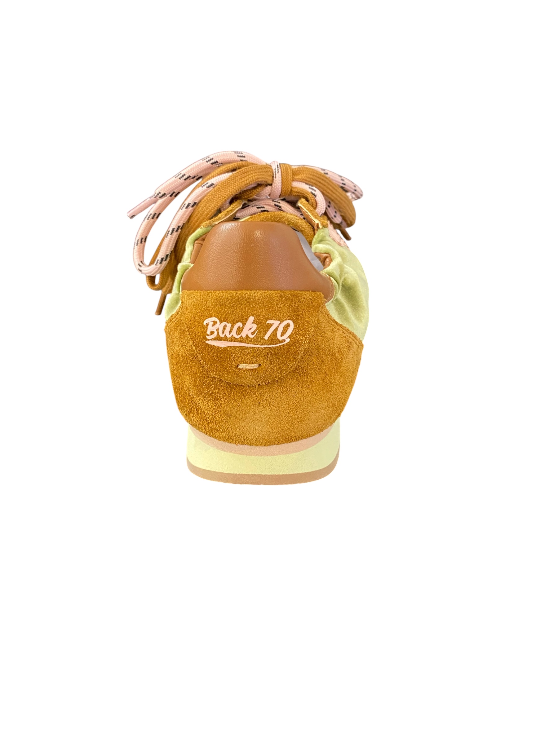 Sneaker Rocket Velvet hellgrün/nude