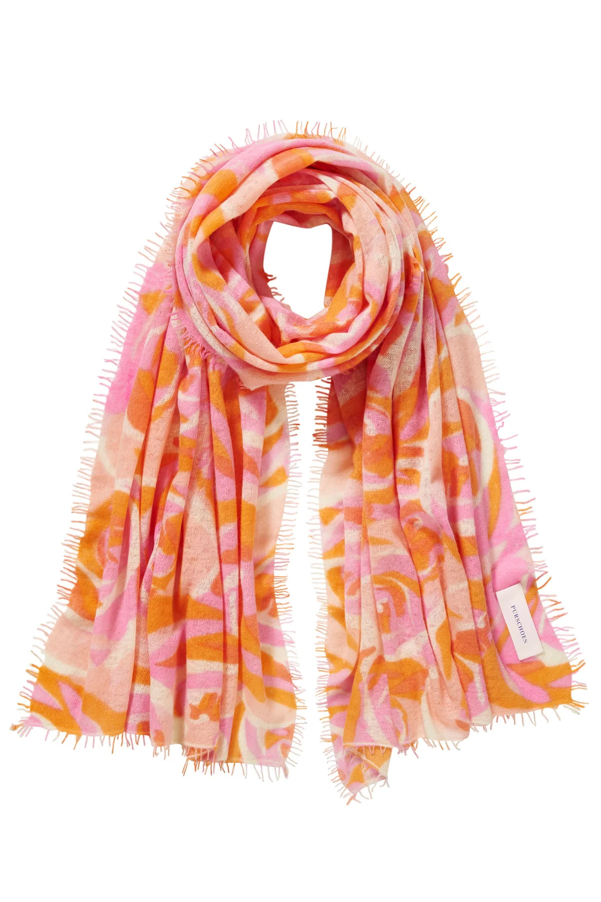 Cashmere-Schal Deep Roses sweetdreams-pfirsisch