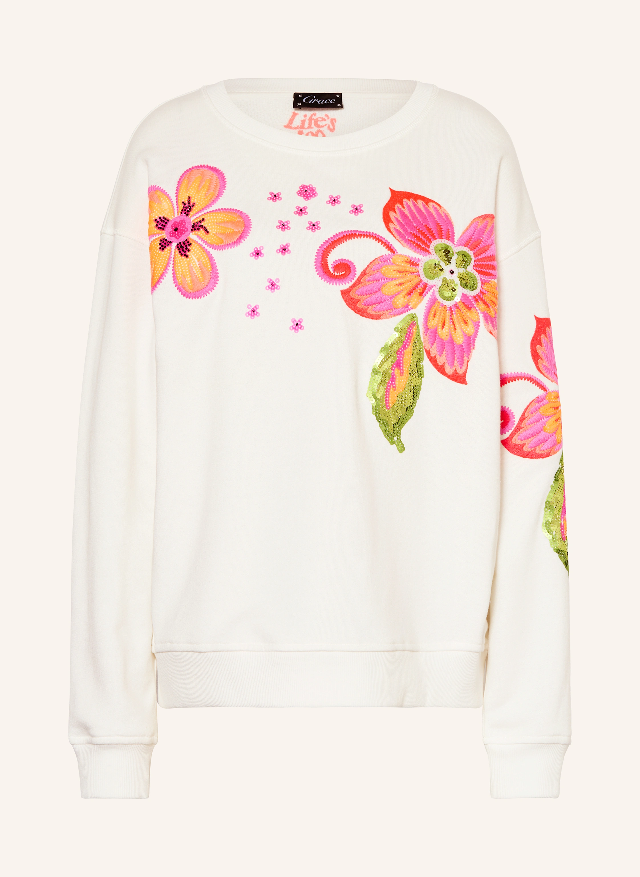 Sweat Flower Pailletten (offwhite)