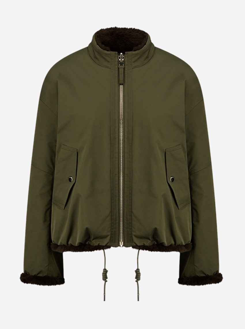Wendejacke Felloptik