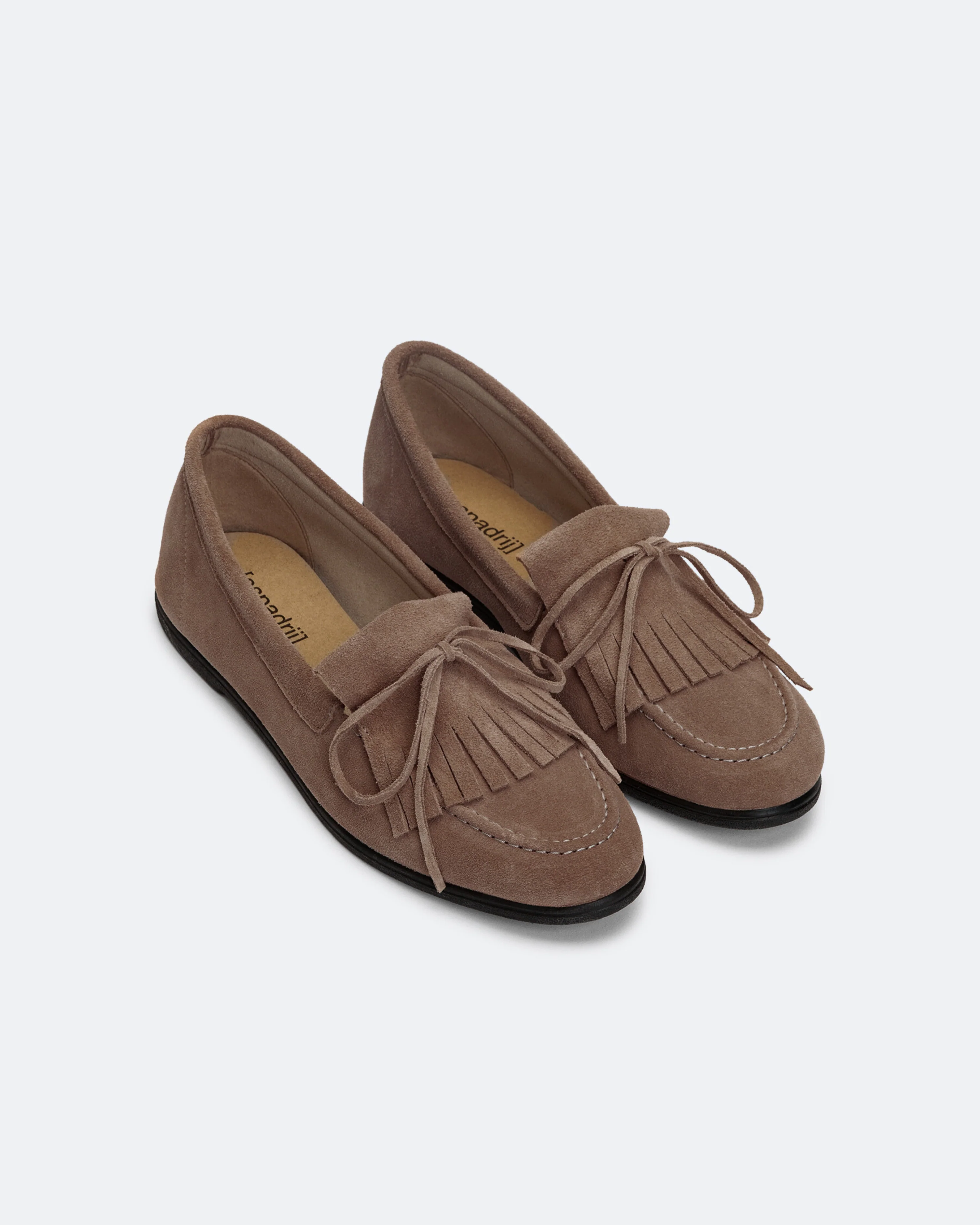 Moccasins velour tabacco