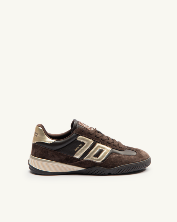 Sneaker Fireball Spongy Nappa Coffee/Gold