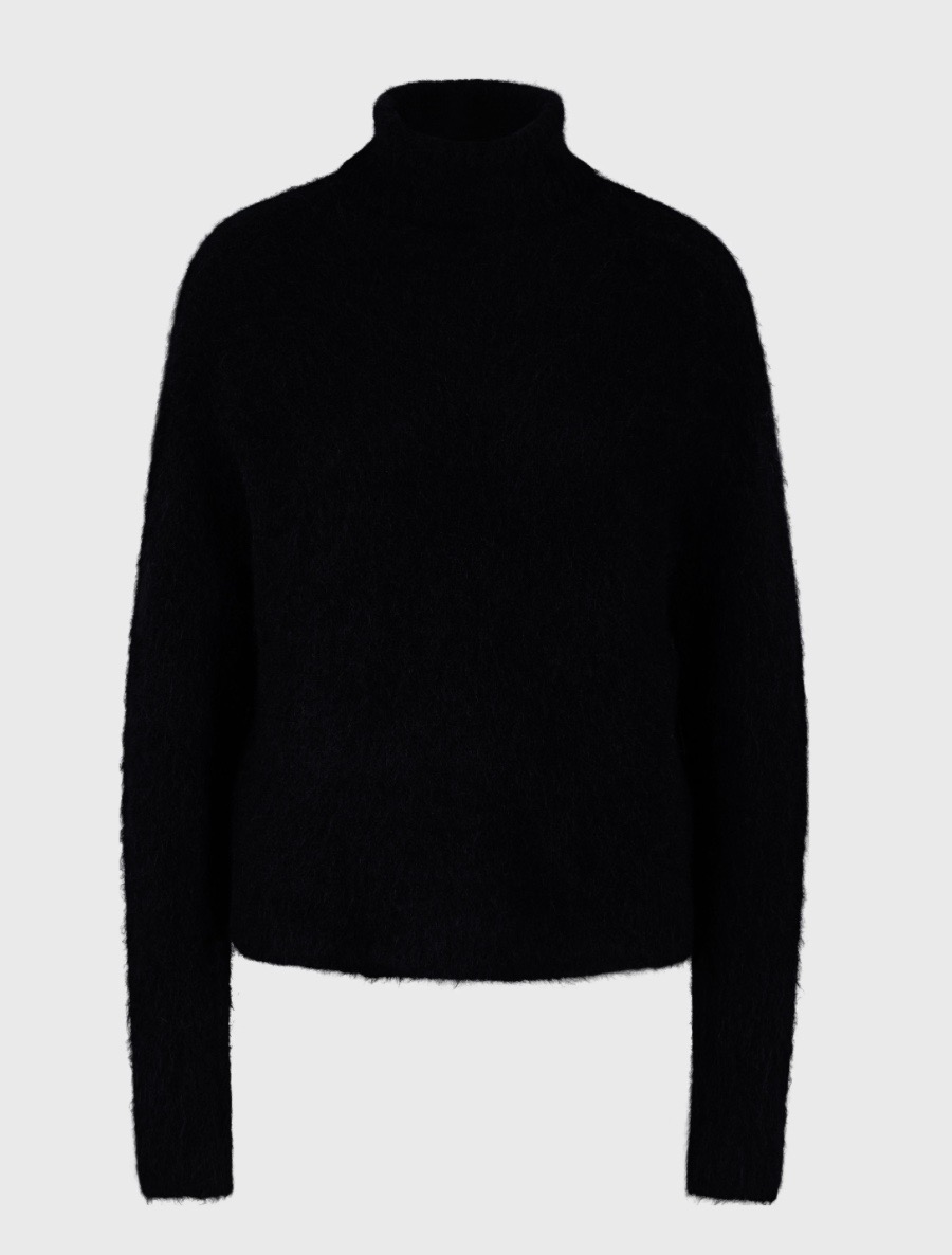 Alpaka Sweater schwarz