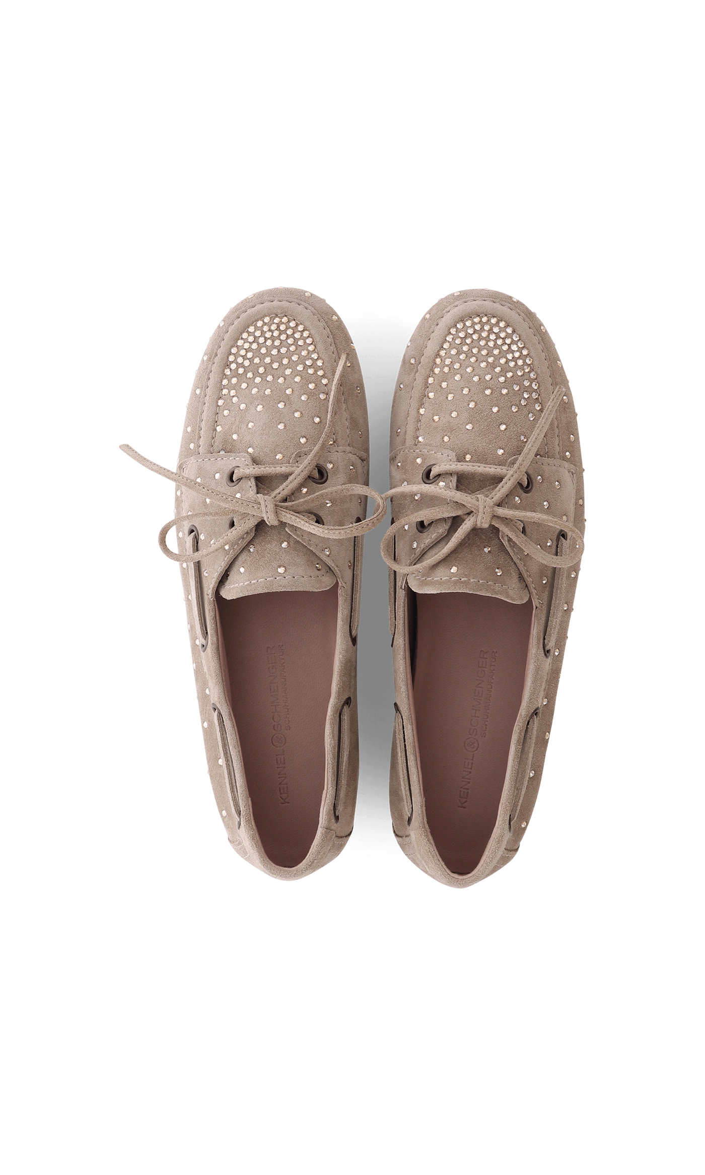 Drop suede nuts/beige