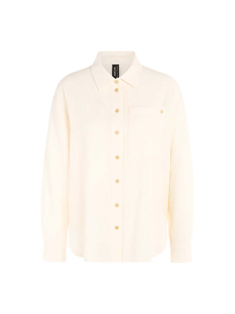 shirt, button-down, long-sleeve, cream, pocket
