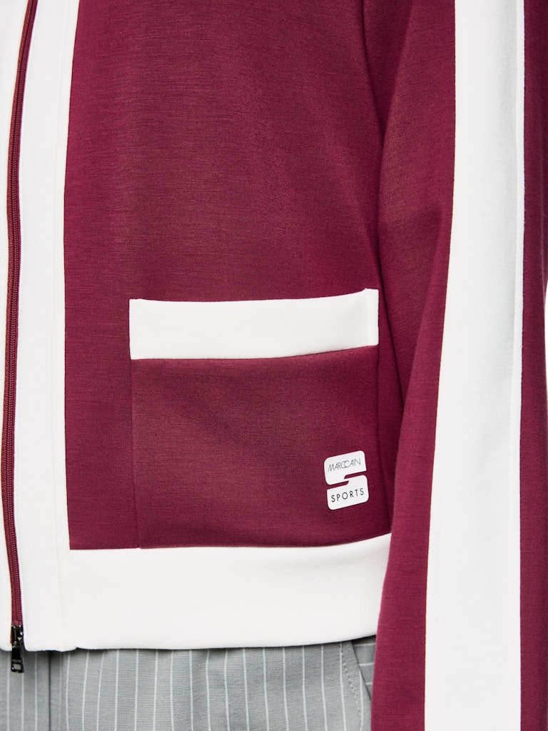 Langarm, Kastanienbraun, Hemd, Jacke, Pullover