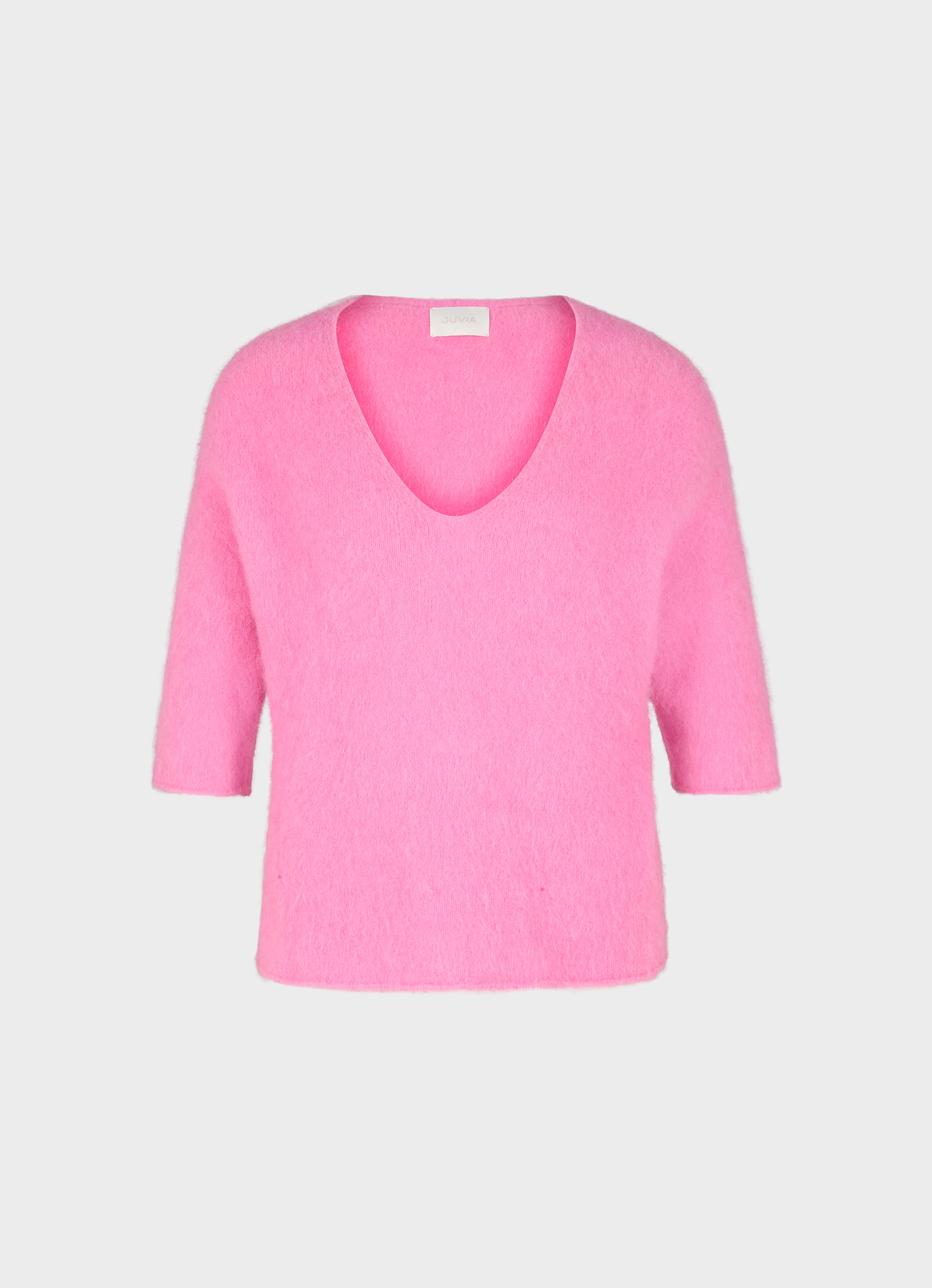 V-Neck Sweater begonia pink