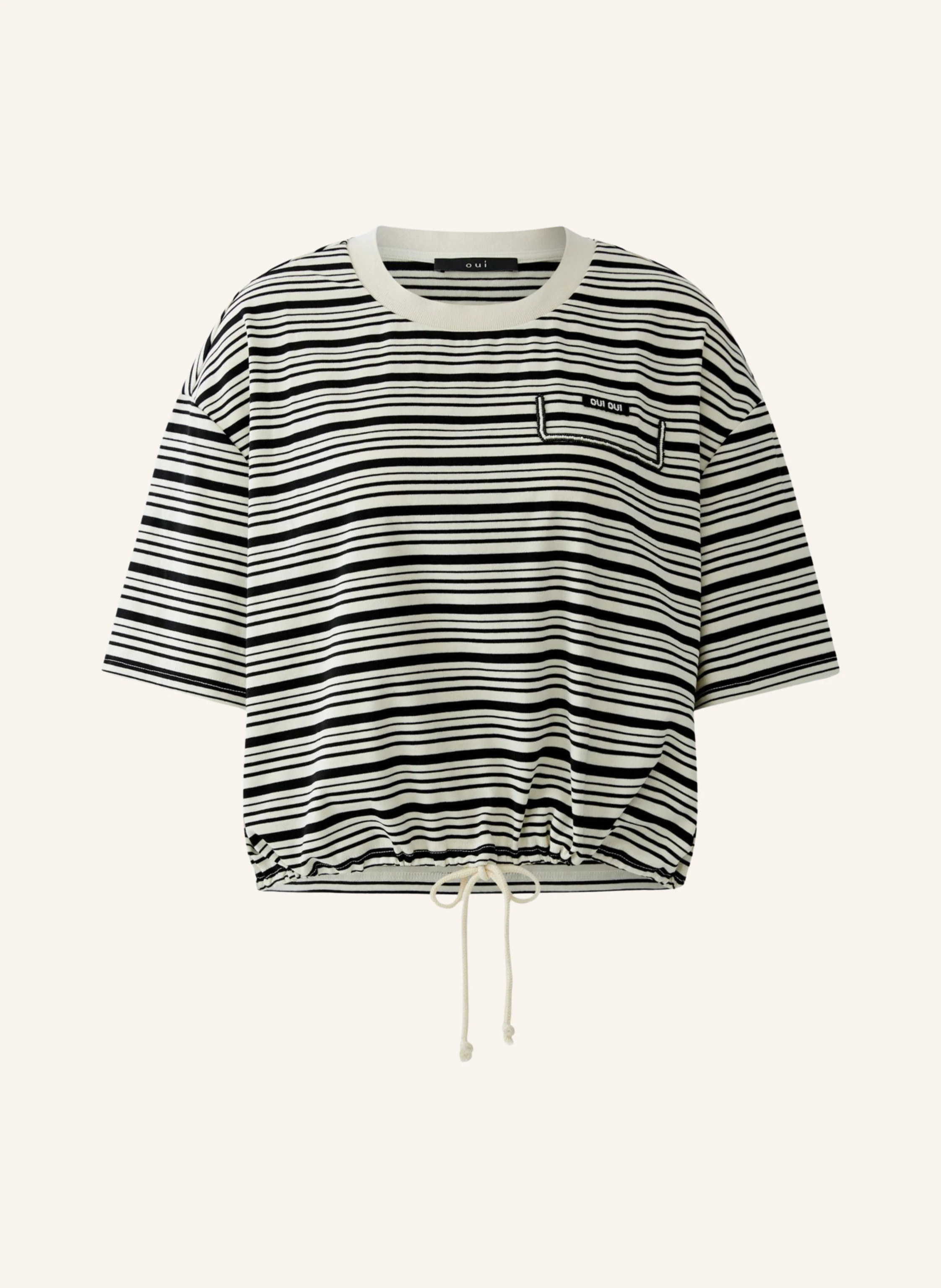 T-Shirt weiß/schwarz