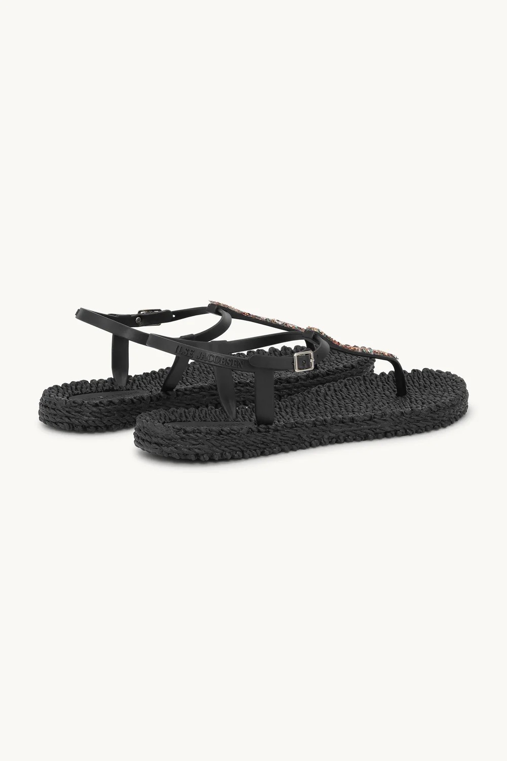Flip Flops Black Strasssteine
