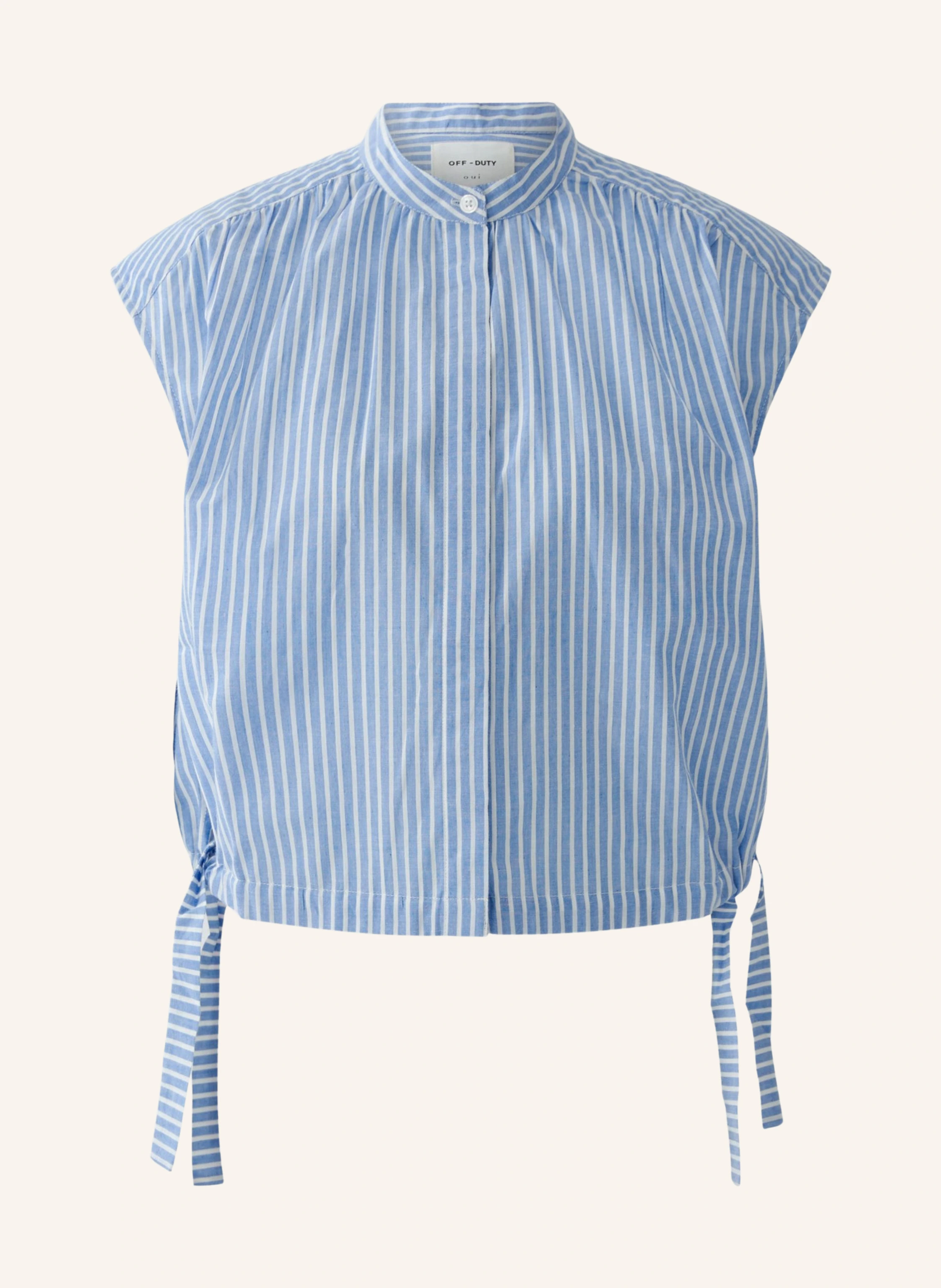 Bluse (hellblau/weiß)
