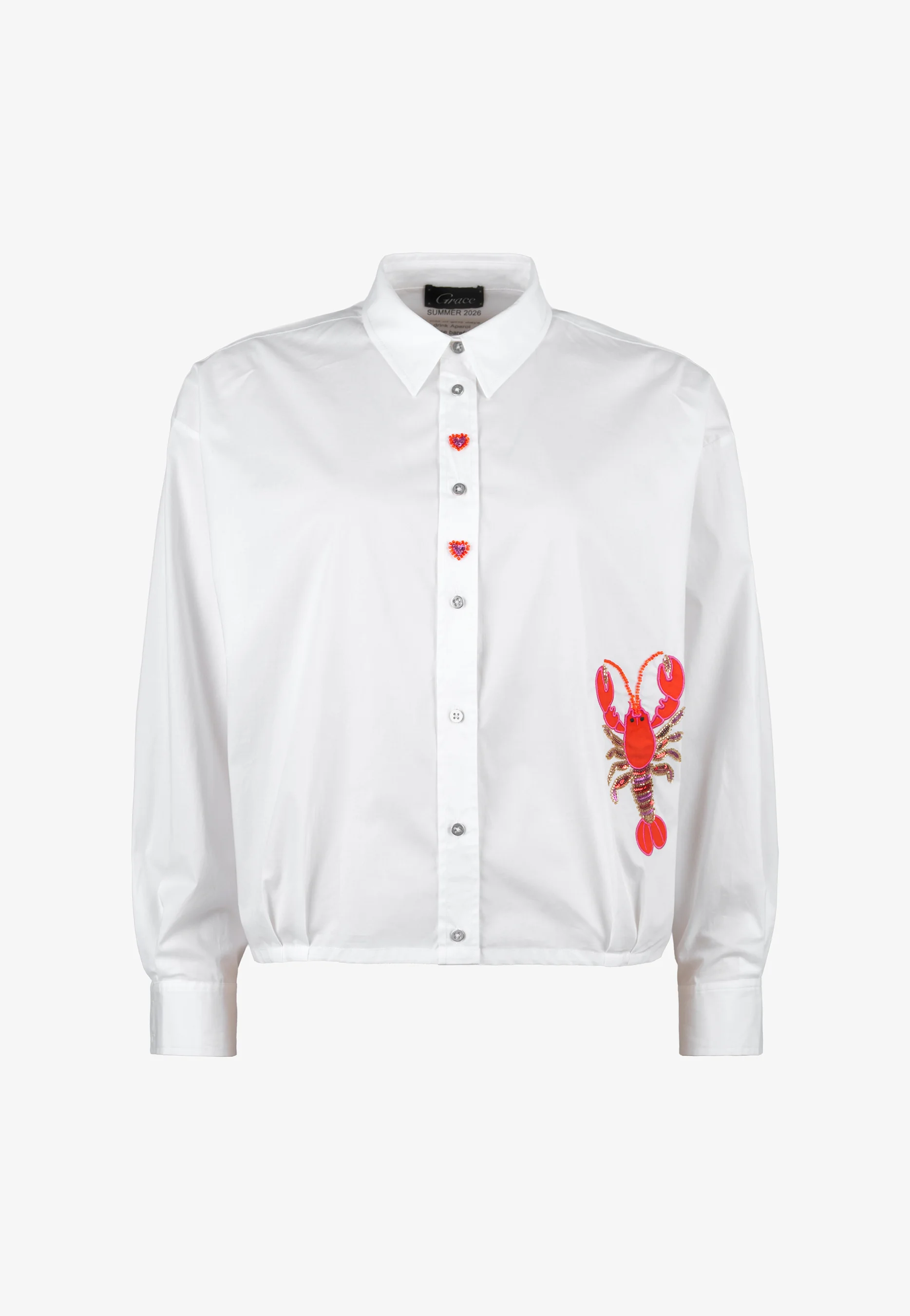 Bluse Lobster (white)